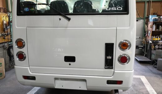 新年早々三菱ふそうローザの新車の架装をしました！さて、その内容とは!?